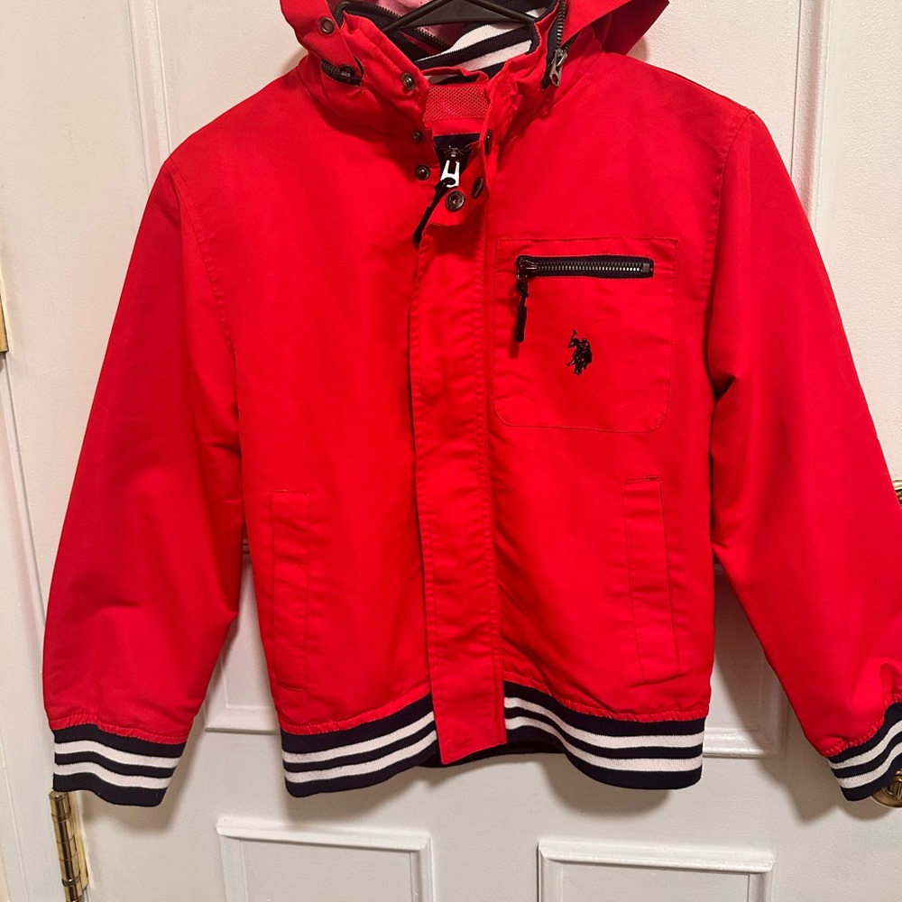 U.S. Polo Assn. Vibrant Red Jacket